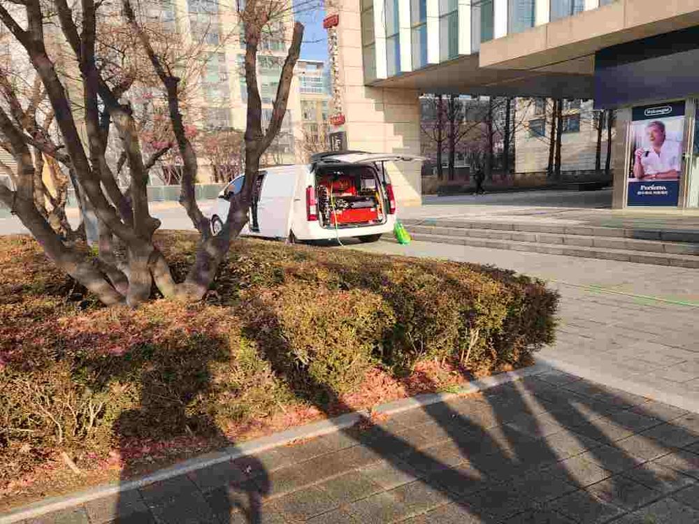 안산 상가 건물 고압세척 출동